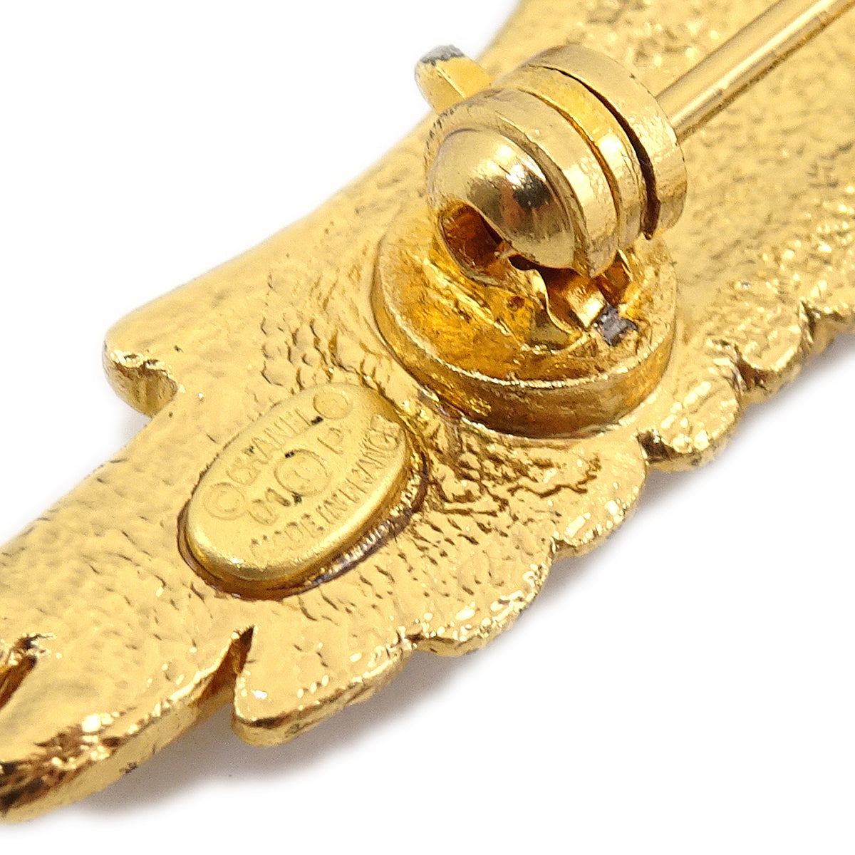 Chanel 2001 Eagle Crystal Brooch Pin