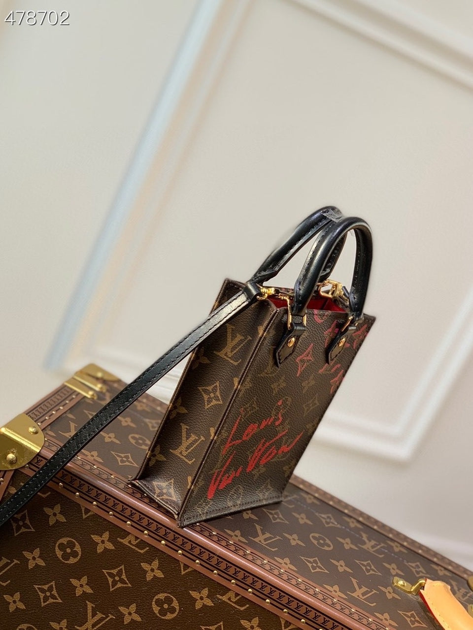 Top Quality Petit Sac Plat Fall In Love Monogram Canvas For Women, WoBags, Shoulder And Crossbody Bags 6.7in/17cm Top Quality M80839