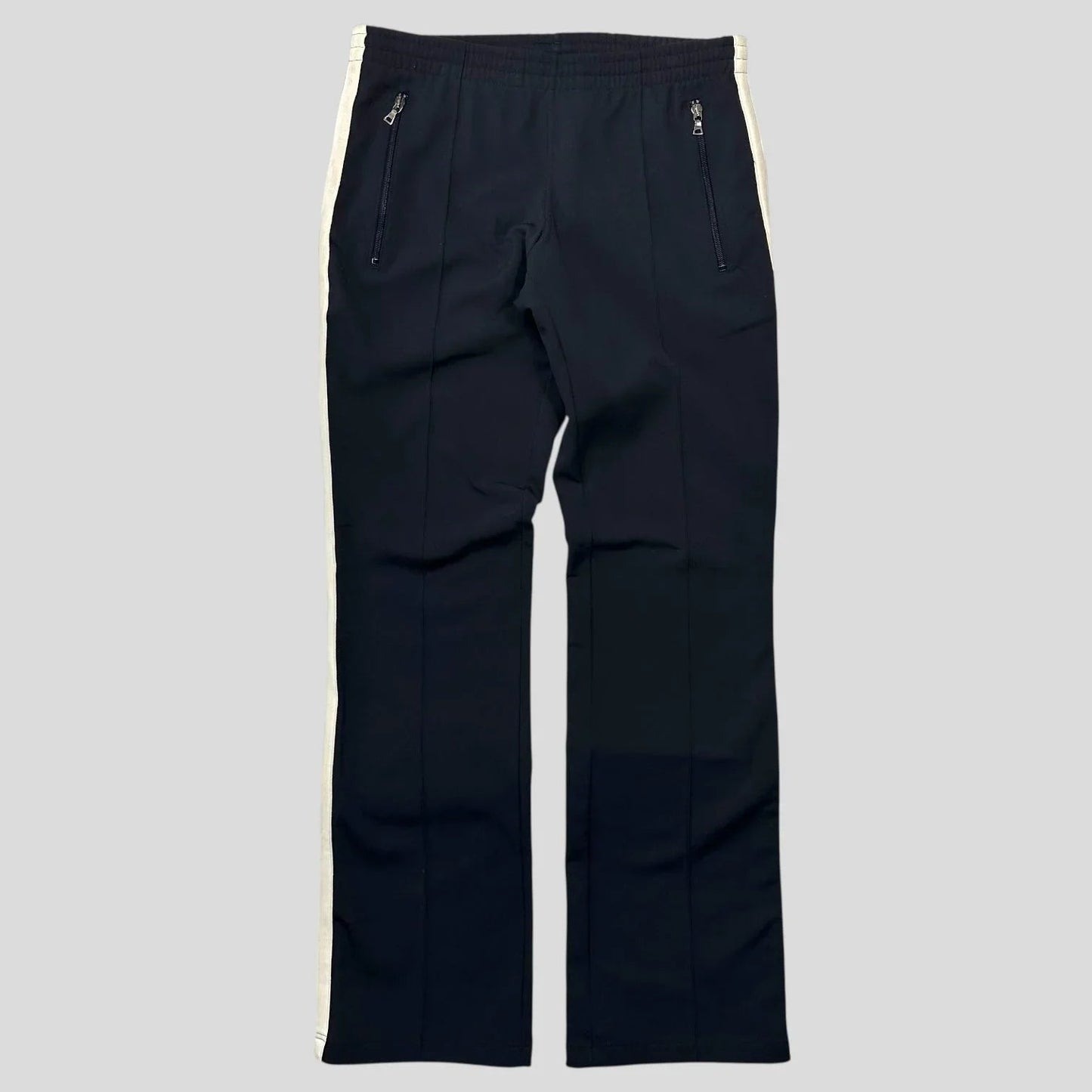 Prada Sport 00’s Polyester Ribbed Stripe Tracksuit Bottoms - M