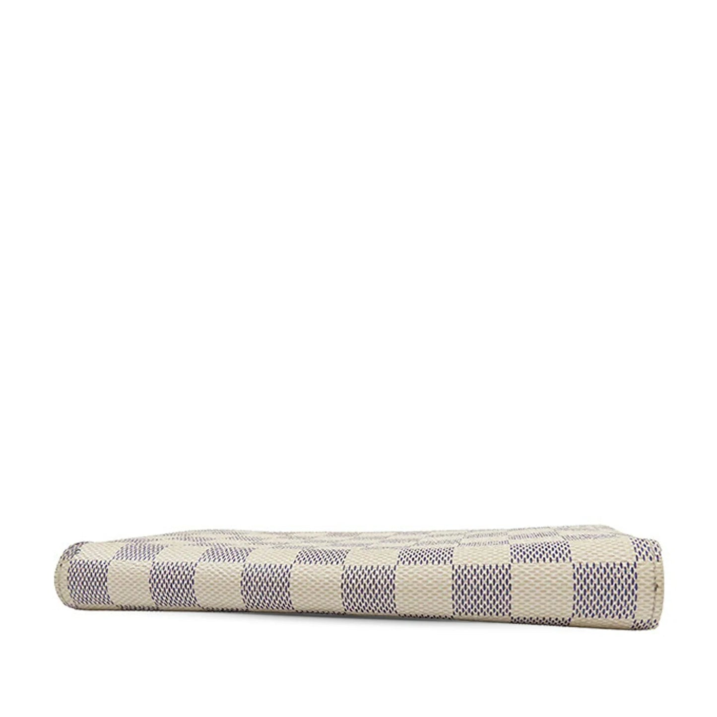 White Louis Vuitton Damier Azur Zippy Long Wallet