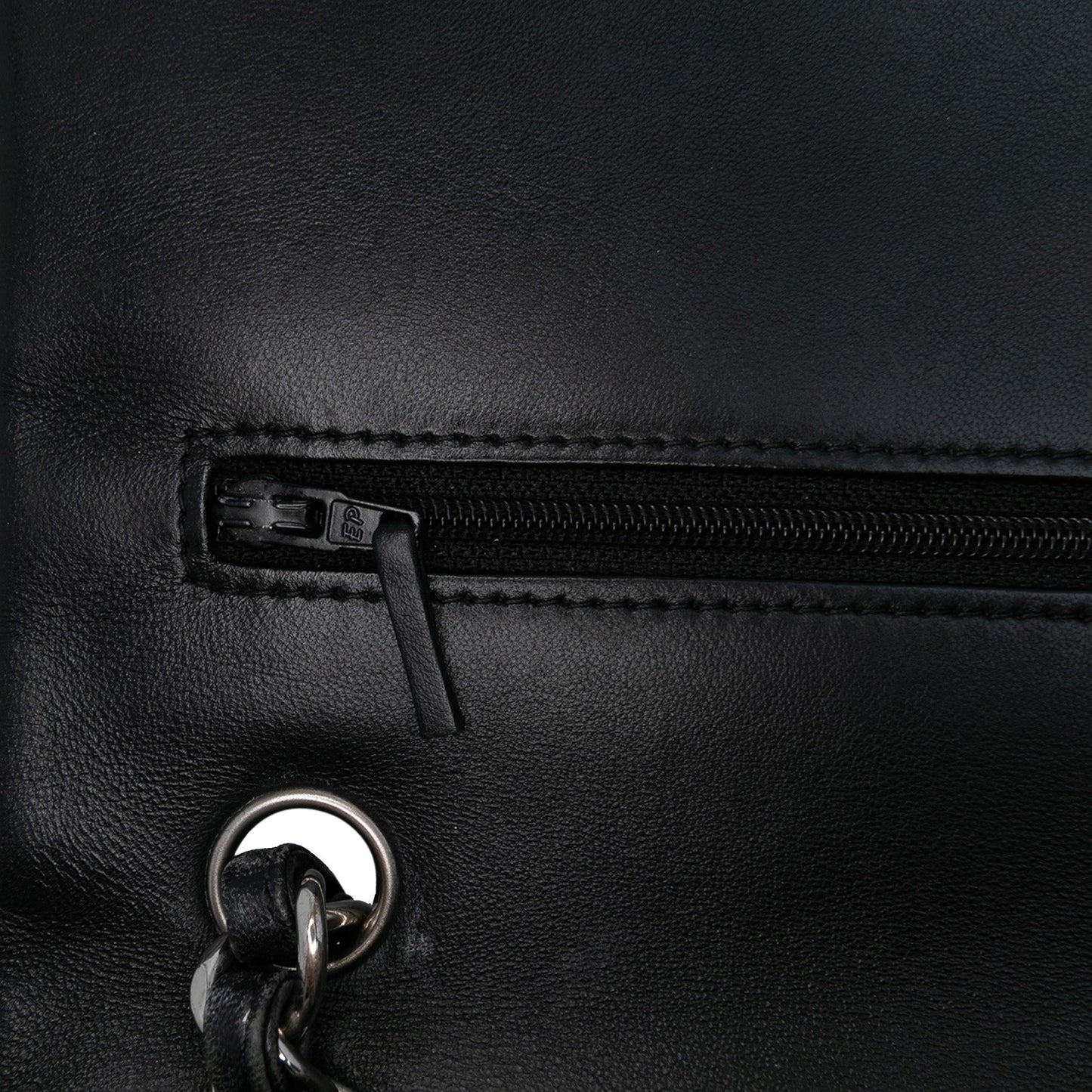 Black Chanel Jumbo Classic Chevron Lambskin Double Flap Shoulder Bag