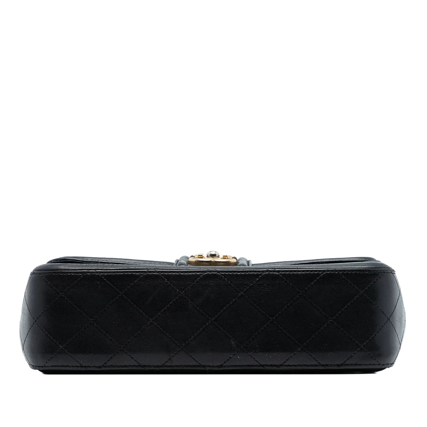 Blue Chanel Medium Bicolor Quilted Lambskin Elegant CC Flap Crossbody Bag