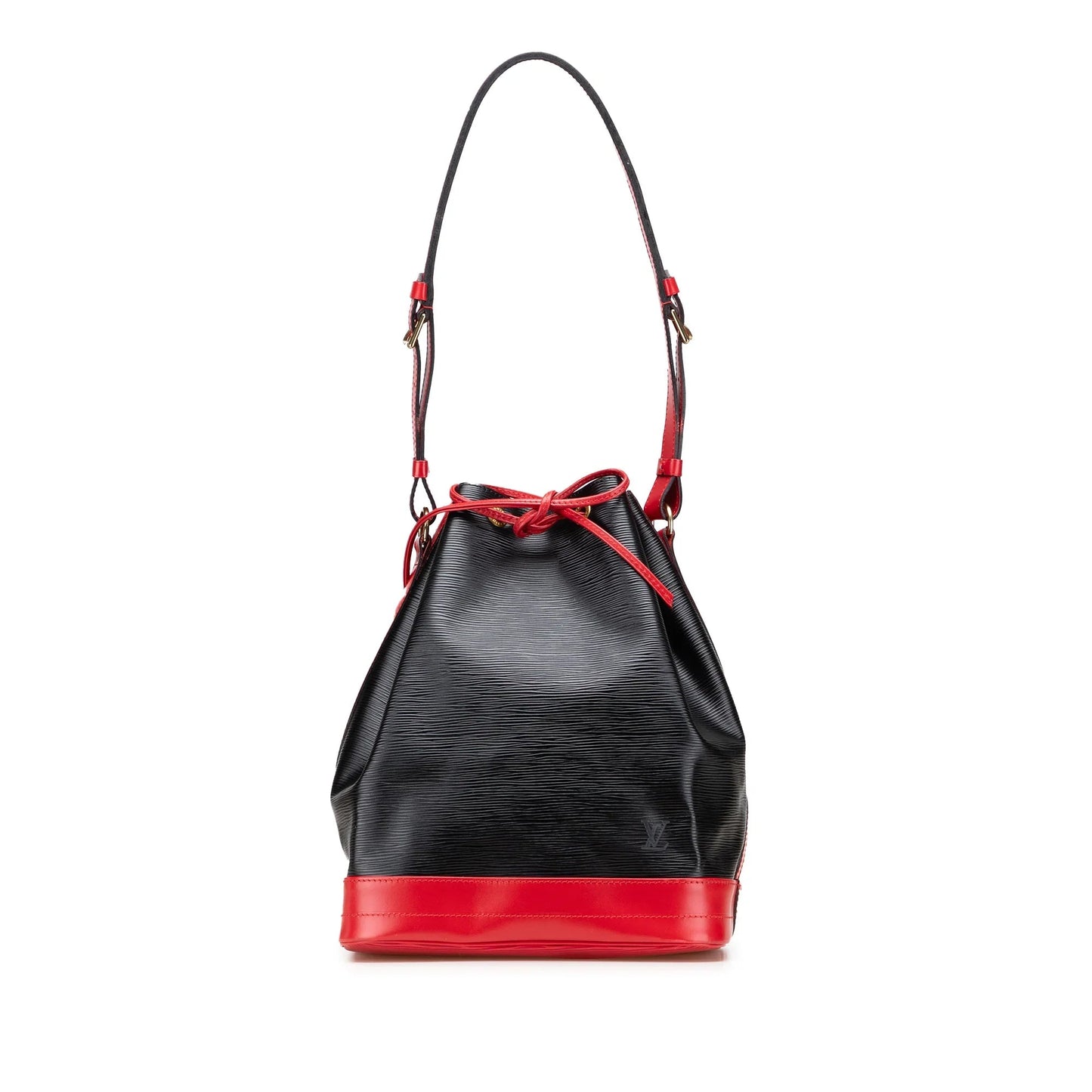 Black Louis Vuitton Epi Bicolor Noe GM Bucket Bag