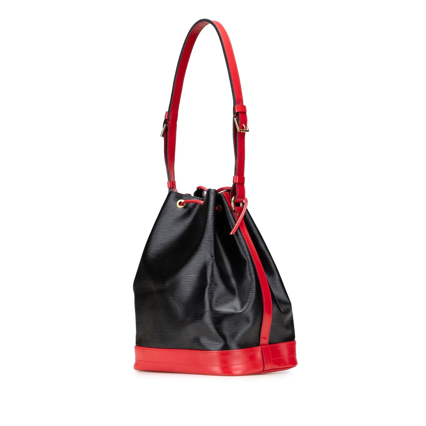 Black Louis Vuitton Epi Bicolor Noe GM Bucket Bag