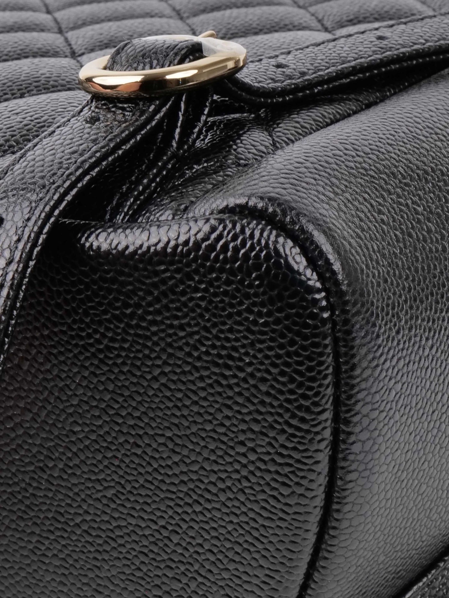 Chanel Black Caviar Duma Backpack.