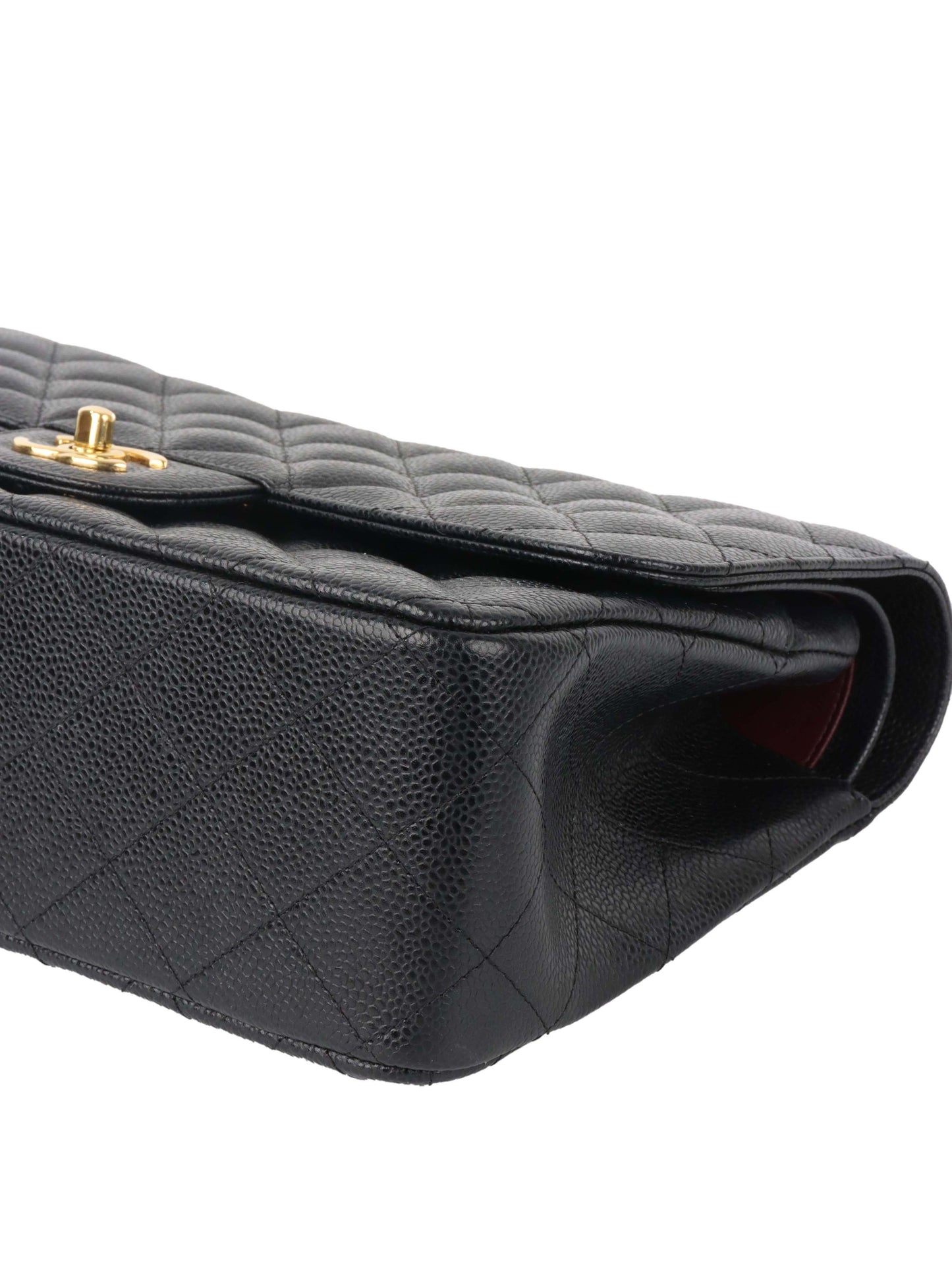 Chanel Classic Jumbo Black Caviar GHW.