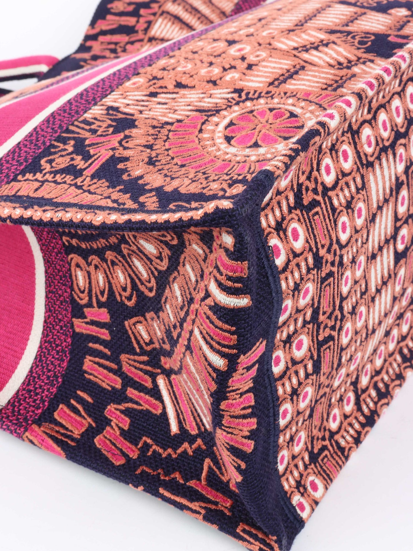 Dior Limited Edition Animal Embroidered Large Book Tote.