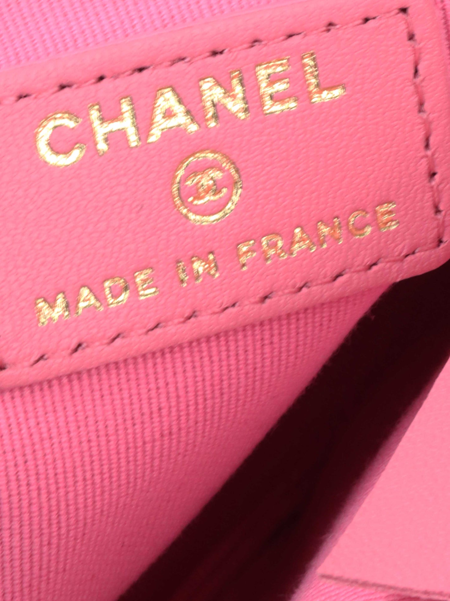 Chanel 23C Pink Quilted Tennis Racquet Mirror Collectors Piece *
