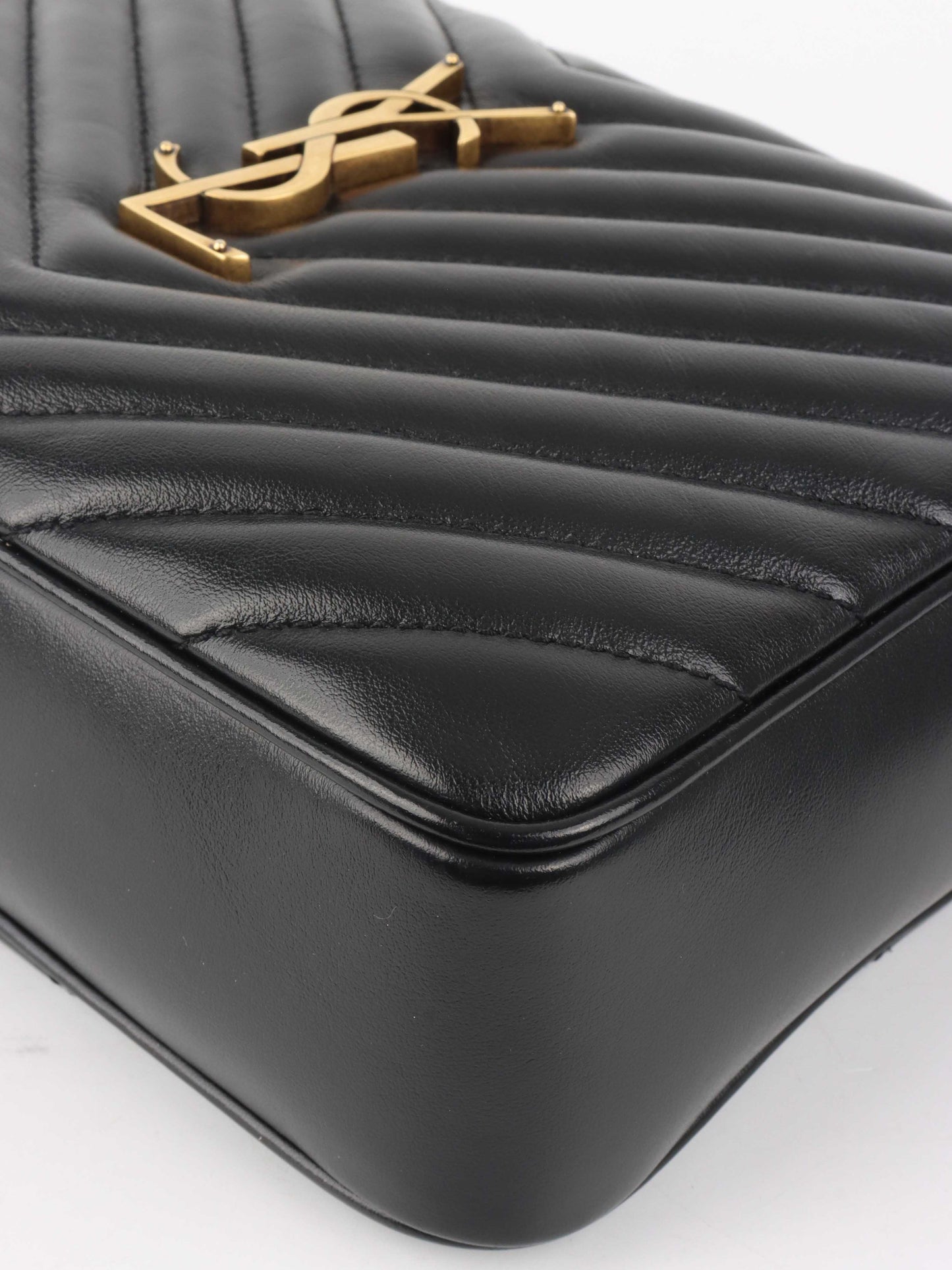 Saint Laurent Black Lou Camera Bag.