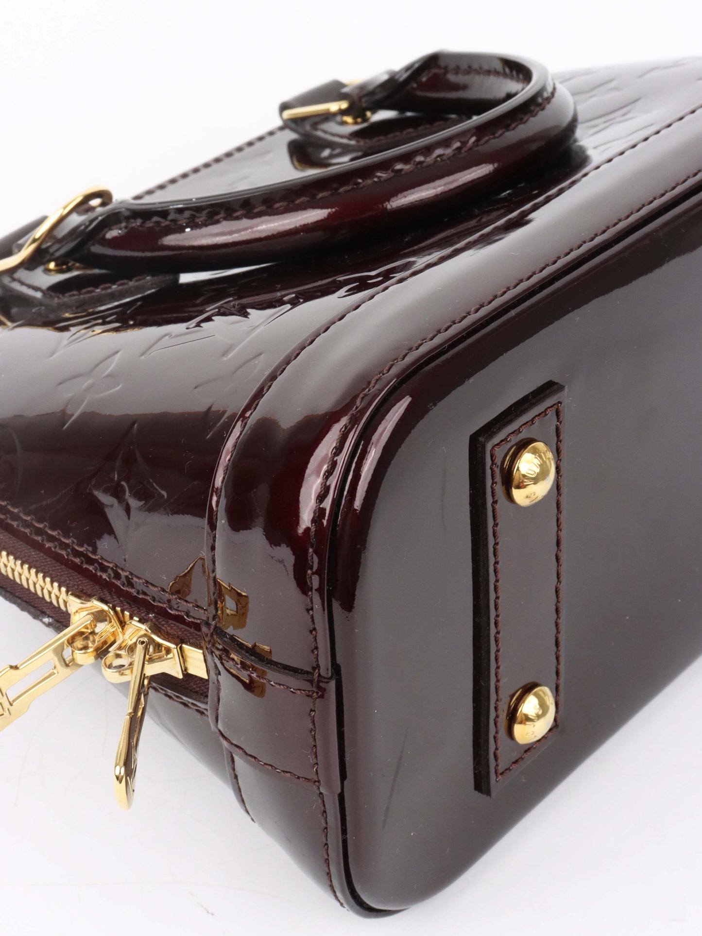 Louis Vuitton Vernis Alma BB Monogram Patent Leather.