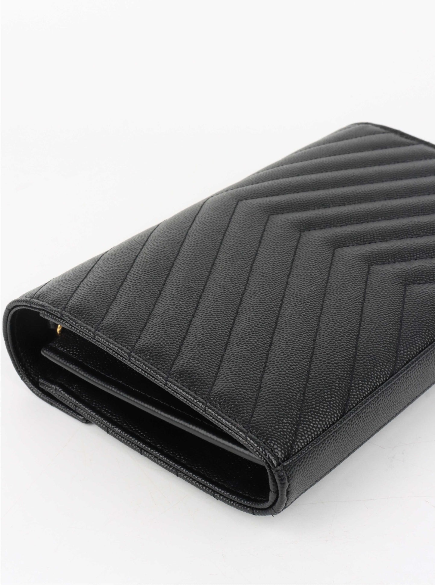 Saint Laurent Classic Cassandre Chain Wallet.