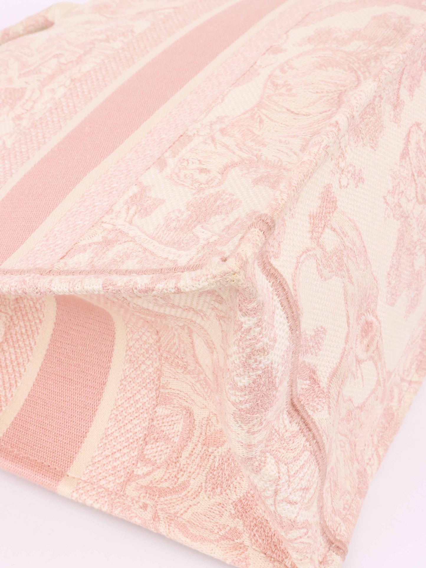 Dior Pink & Cream Medium Book Tote.