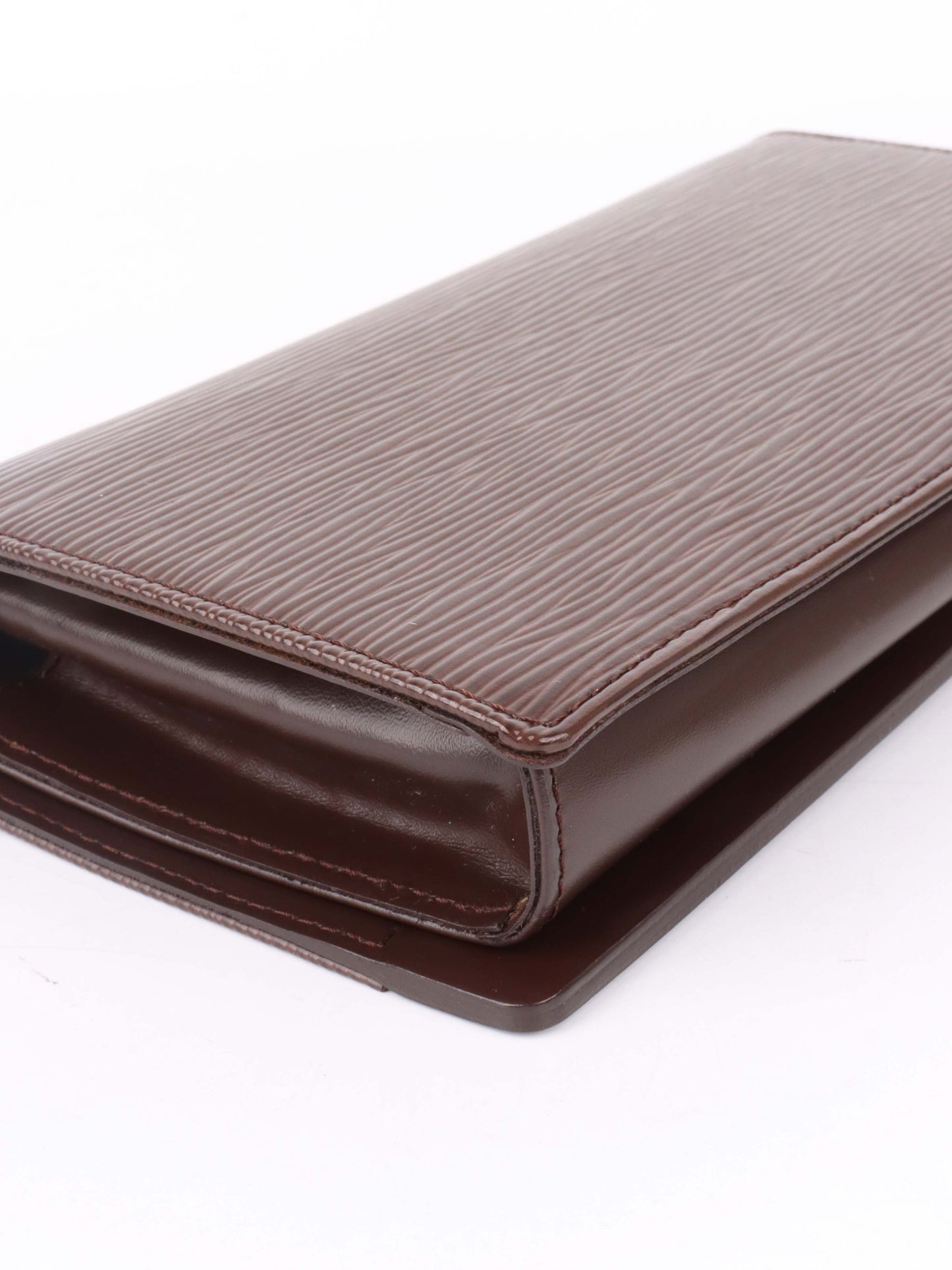 Louis Vuitton Brown Epi Leather Honfleur Clutch.