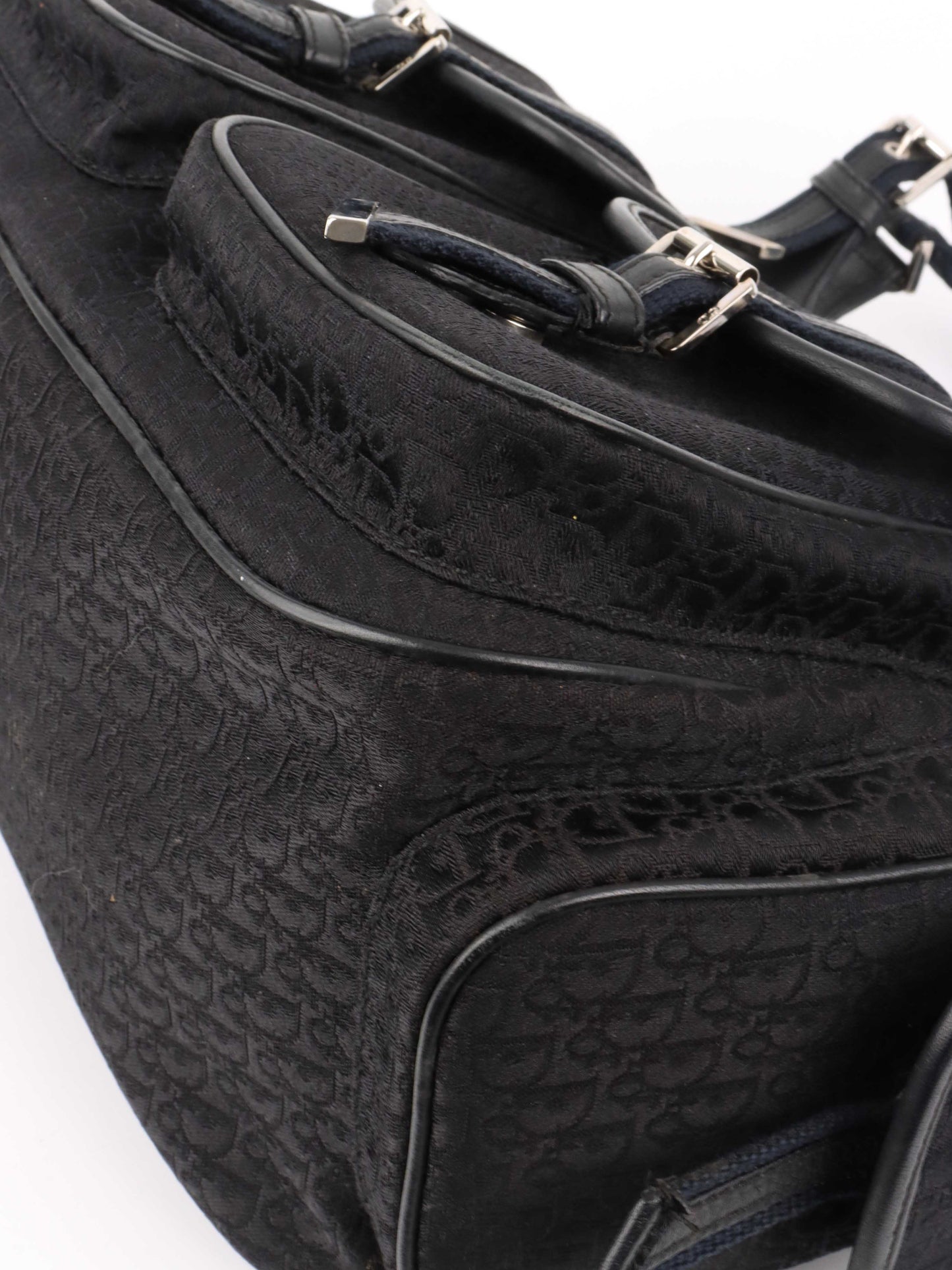 Dior Black   Canvas Pocket Bag.