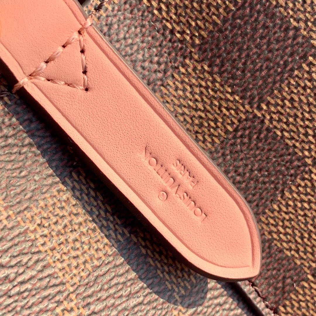 Top Quality NeoNoe Bucket Bag Damier Ebene Canvas Venus Pink For Women,  Shoulder And Crossbody Bags 10.2in/26cm Top Quality N40198