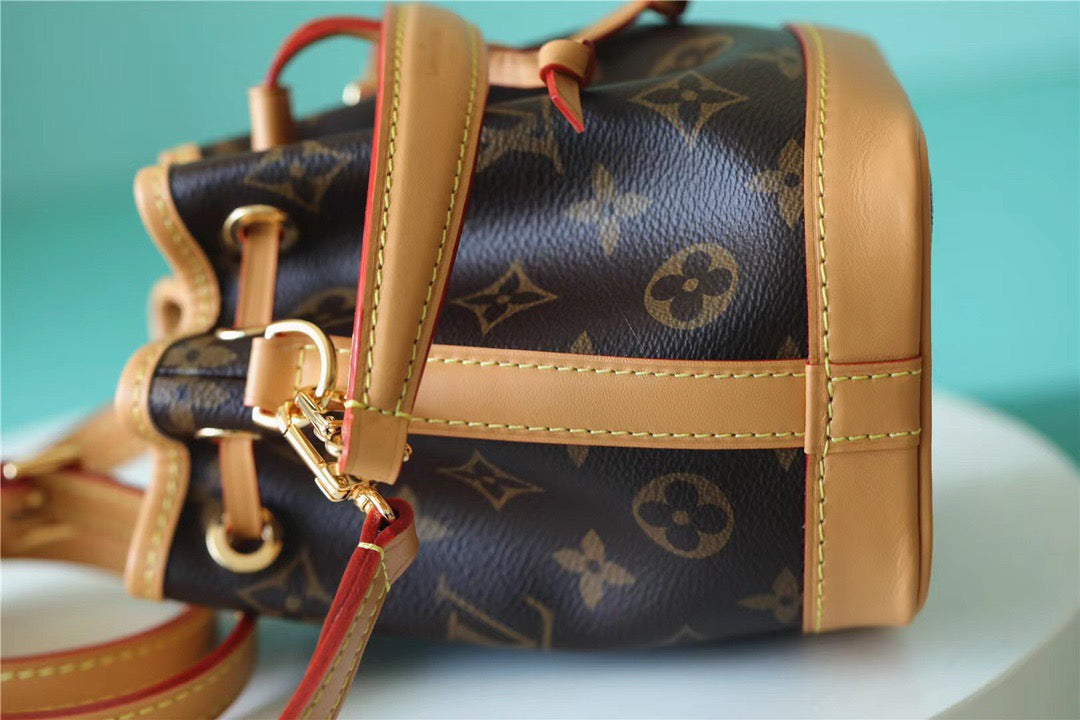 Top Quality Nano Noe Monogram Canvas For Women,  Shoulder And Crossbody Bags 16cm/6.3in Top Quality M81266
