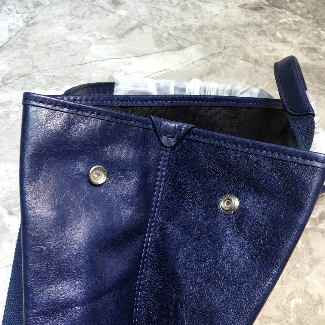 Top Quality Navy MeTop Qualityum Cabas Tote Bag In Blue, For Women,  Bags 14.1in/36cm