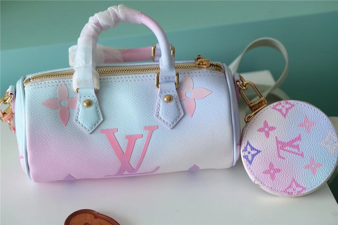 Top Quality Papillon BB Bag Classic Monogram For Women 20cm Sunrise Pastel Top Quality M46078