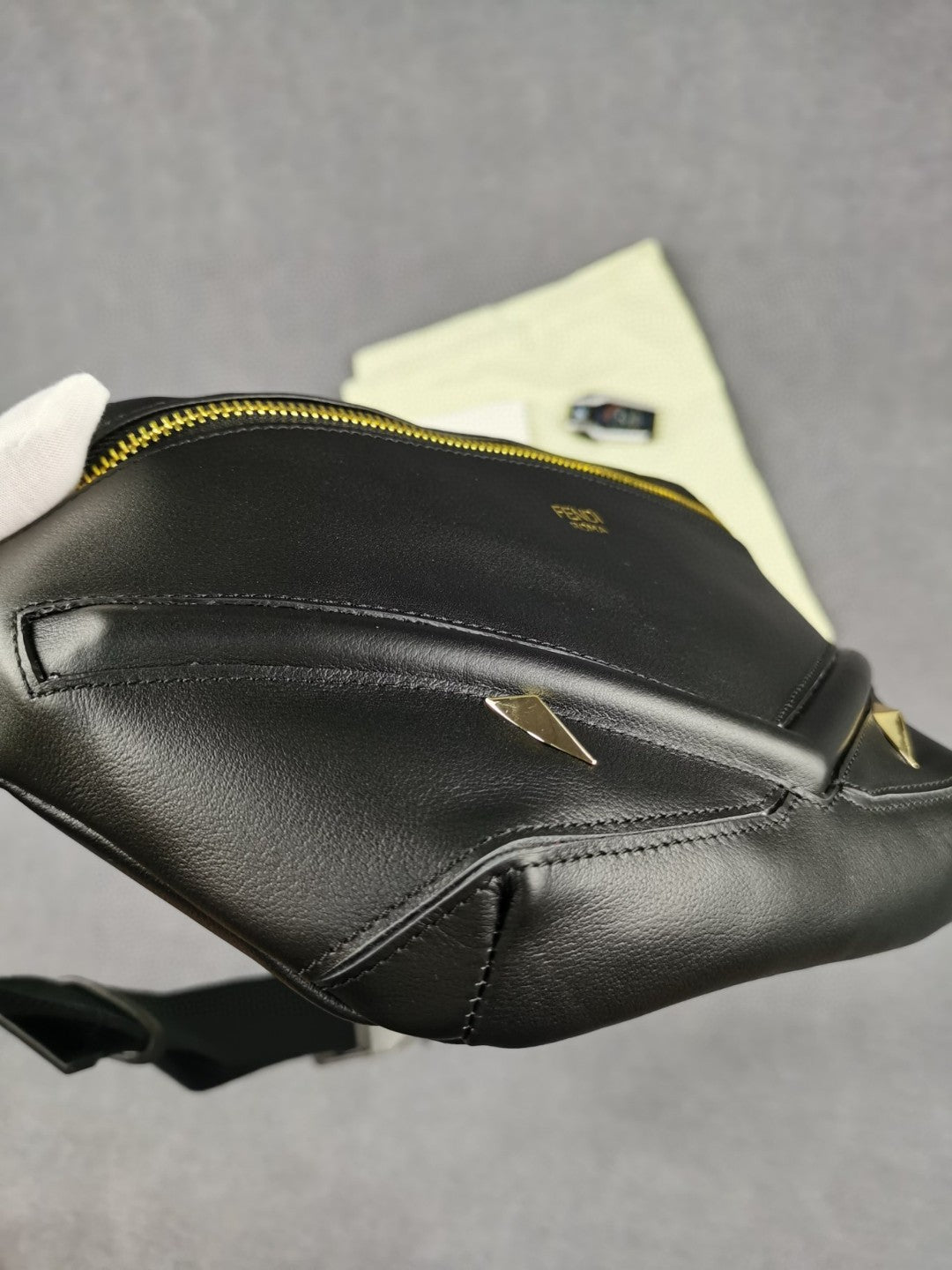 Top QualityTop Quality Little Monster Belt Bag Black For Men, Men’s Bags 7.9in/20cm FF