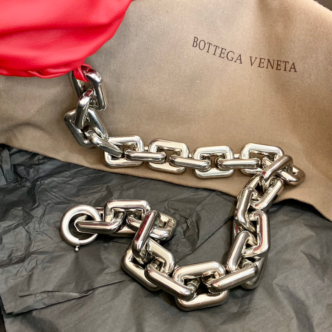 Top Quality Chain Pouch Red, For Women, Women’s Bags 12.2in/31cm