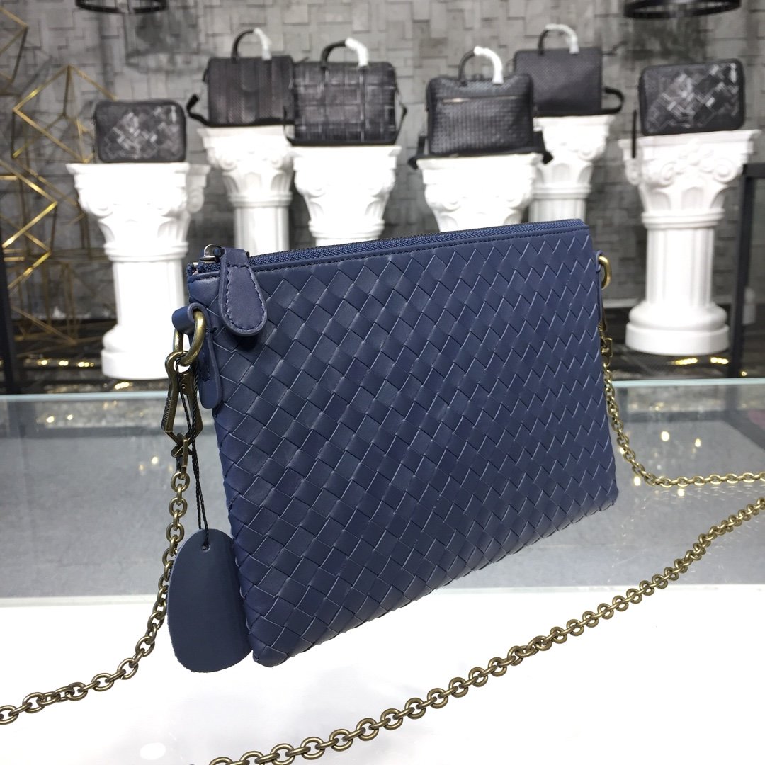 Top Quality Chain Shoulder Bag Blue, For Women, Women’s Bags 9.6in/24.5cm