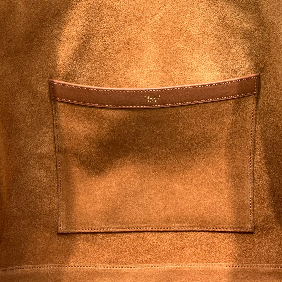 Top Quality Cabas Drawstring Cuir Triomphe Tan For Women 17in/44cm 199973DU3.04LU