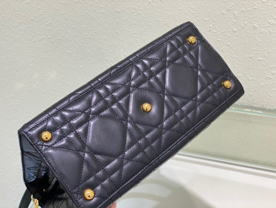 Top Quality Micro 30 Montaigne Bag Black, For Women, Womens Handbags 15cm/6in CD S2110UMOS_M900