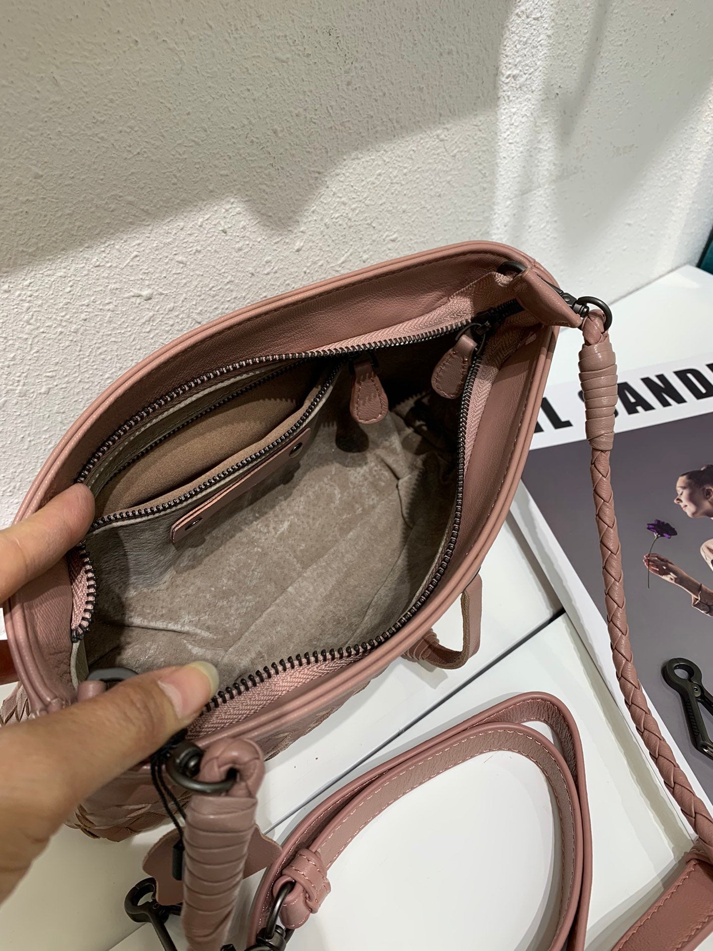 Top Quality Clutch Bag Brown, For Women, Bags 9.8in/25cm