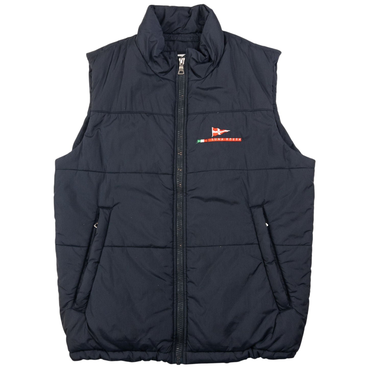 Prada Sport Luna Rossa Zip Up Puffer Gilet Size S
