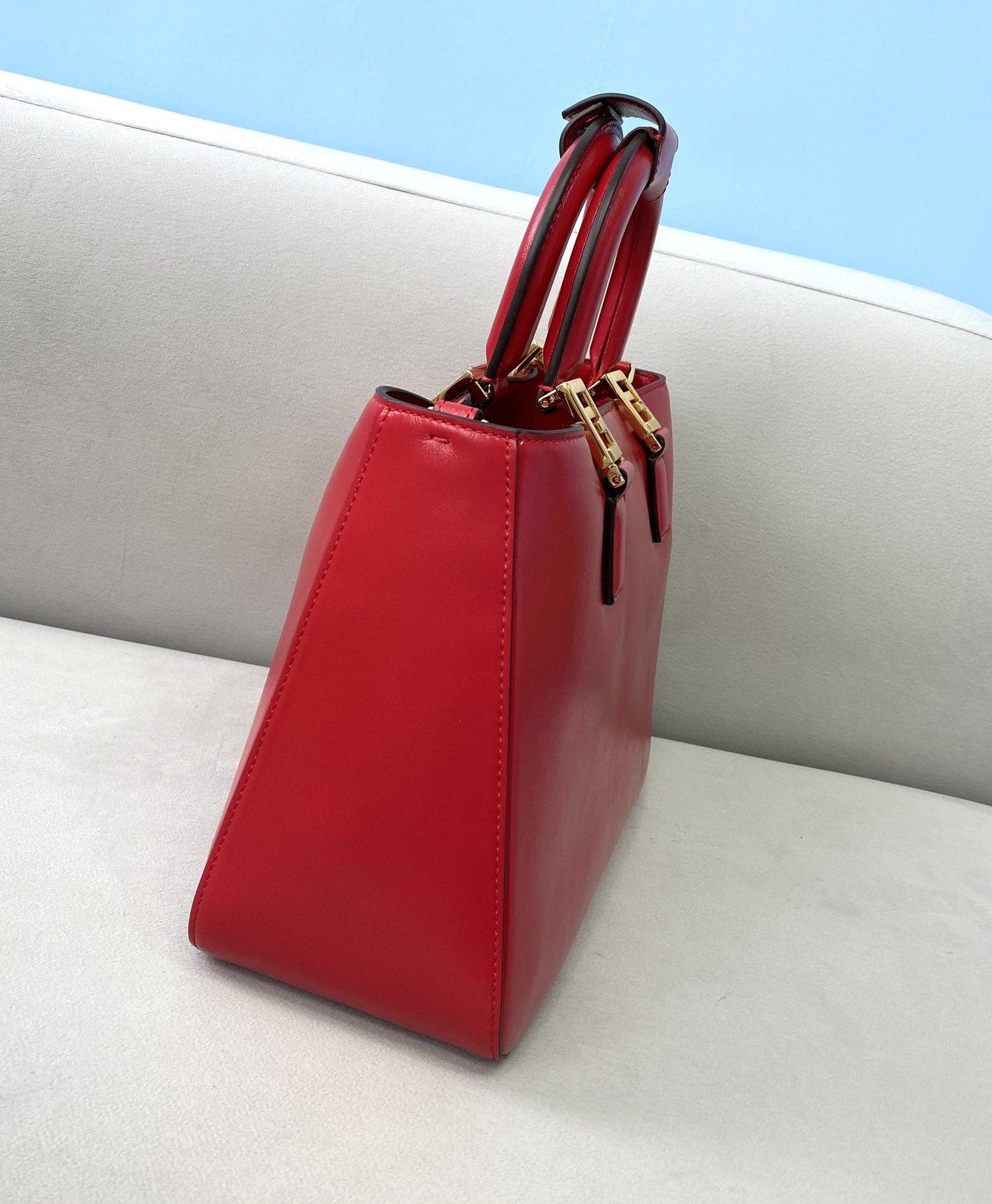 Top QualityTop Quality Small FF Tote Shoulder Red Bag For Woman 30cm/12in