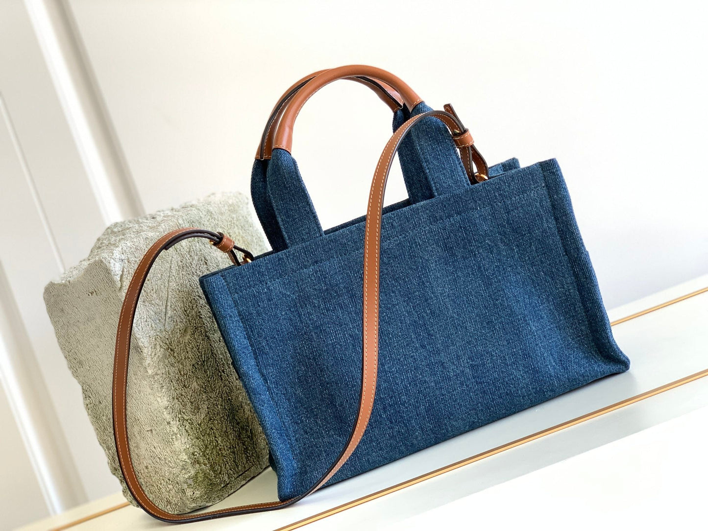 Top Quality Small Denim Tote For Women 11.4in/29cm