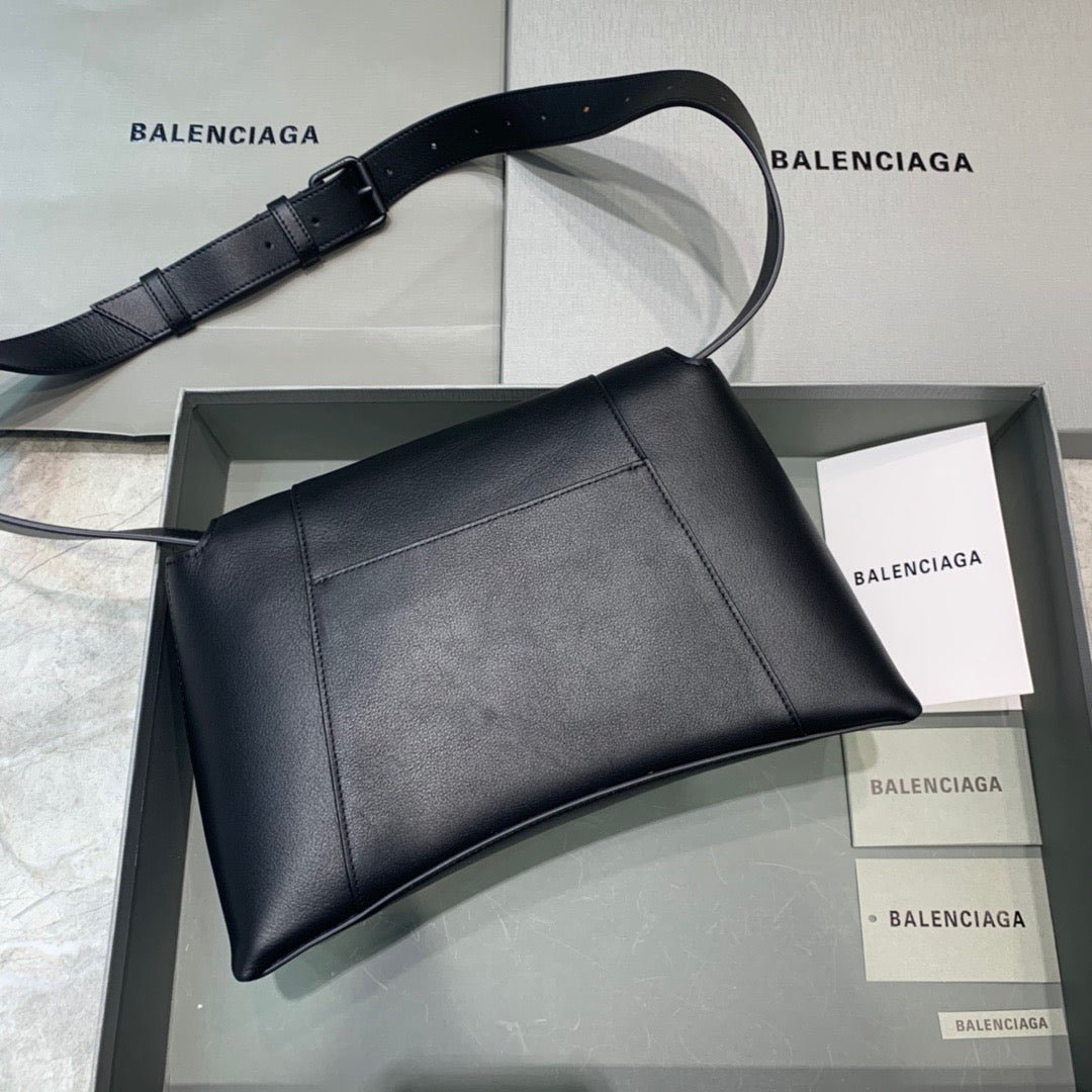 Top Quality Downtown Small Shoulder Bag In Black, For Women,  Bags 11.8in/30cm