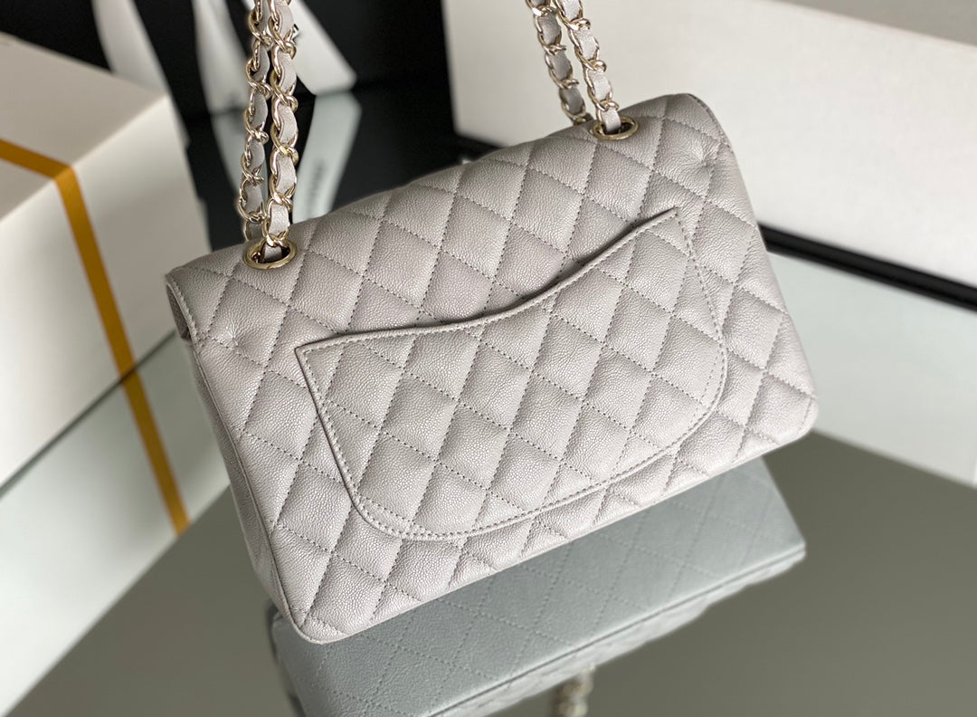 CHL Classic Handbag 26cm Grey For Women A01112