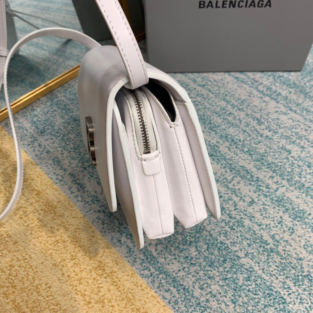 Top Quality Bolso Bandolera B In White, For Women,  Bags 7in/18cm
