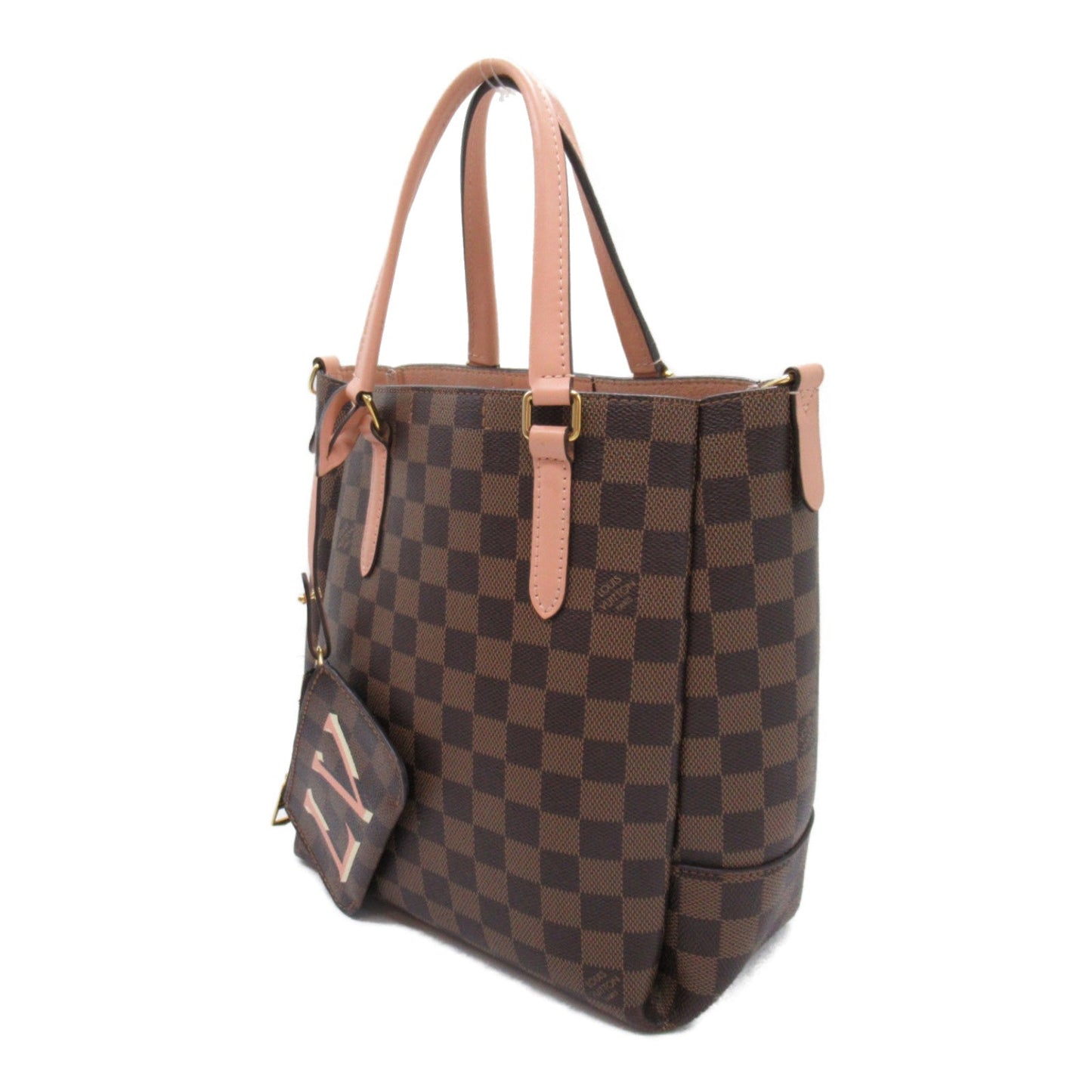 Louis Vuitton Belmont NV BB Shoulder Bag PVC Coated Canvas Damier  Brown  N60297