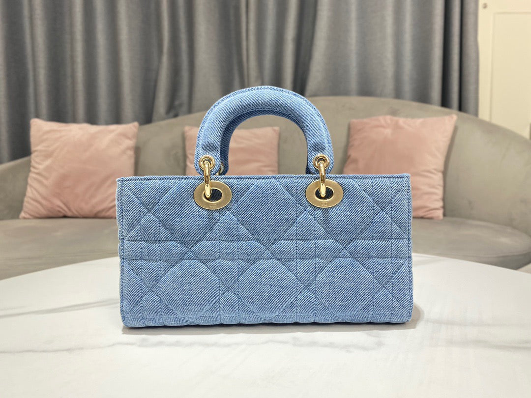 Top Quality Lady D-Joy Bag Blue, For Women, Womens Handbags 26cm/10in CD M0540WTJA_M928