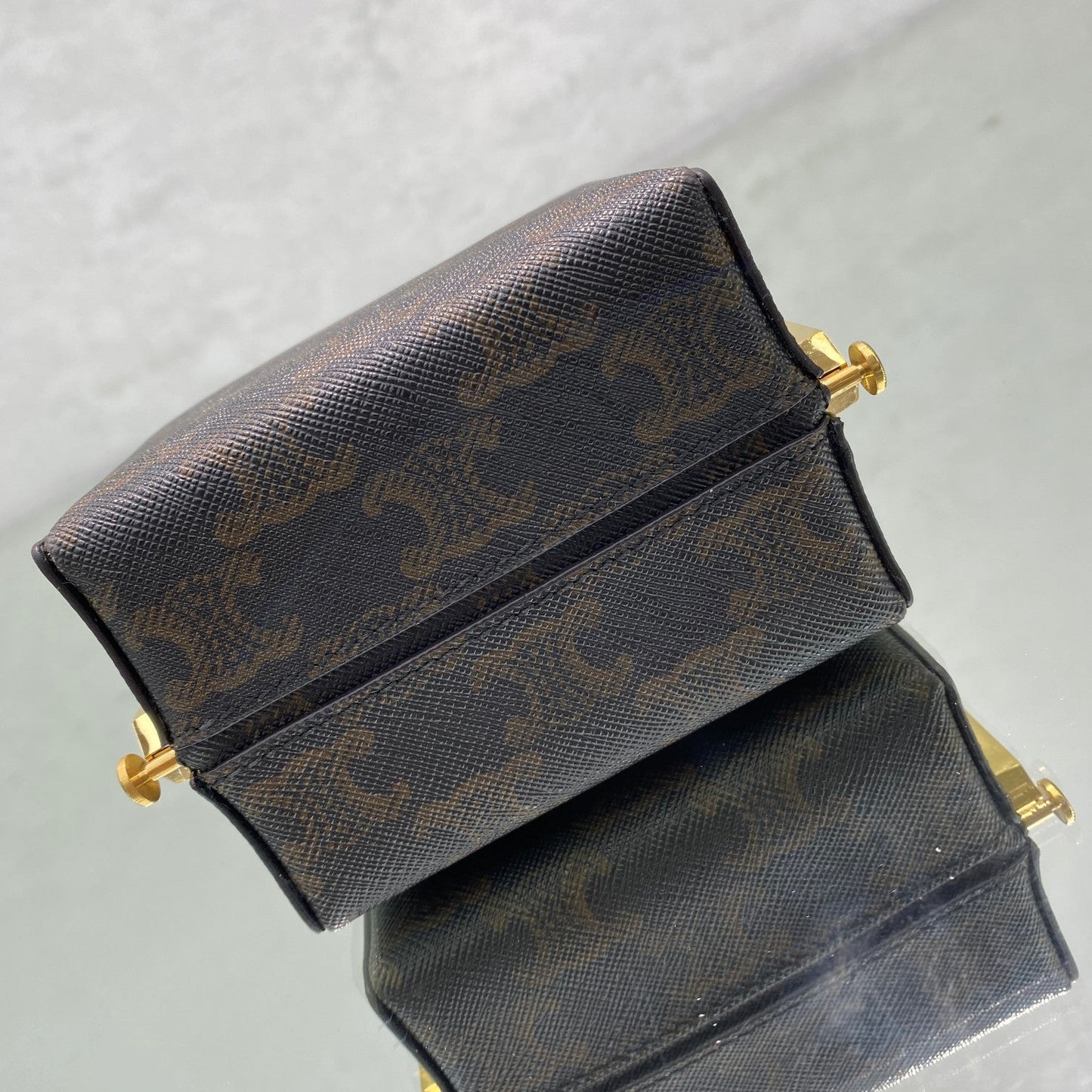 Top Quality Triomphe MinauTop Qualityere In Triomphe Canvas Brown For Women 4in/10cm
