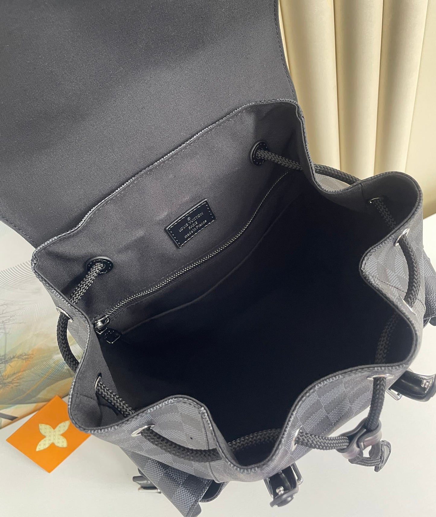 Top Quality Christopher PM Damier Graphite For Men, Bags, Backpack 17.3in/44cm Top Quality N41379