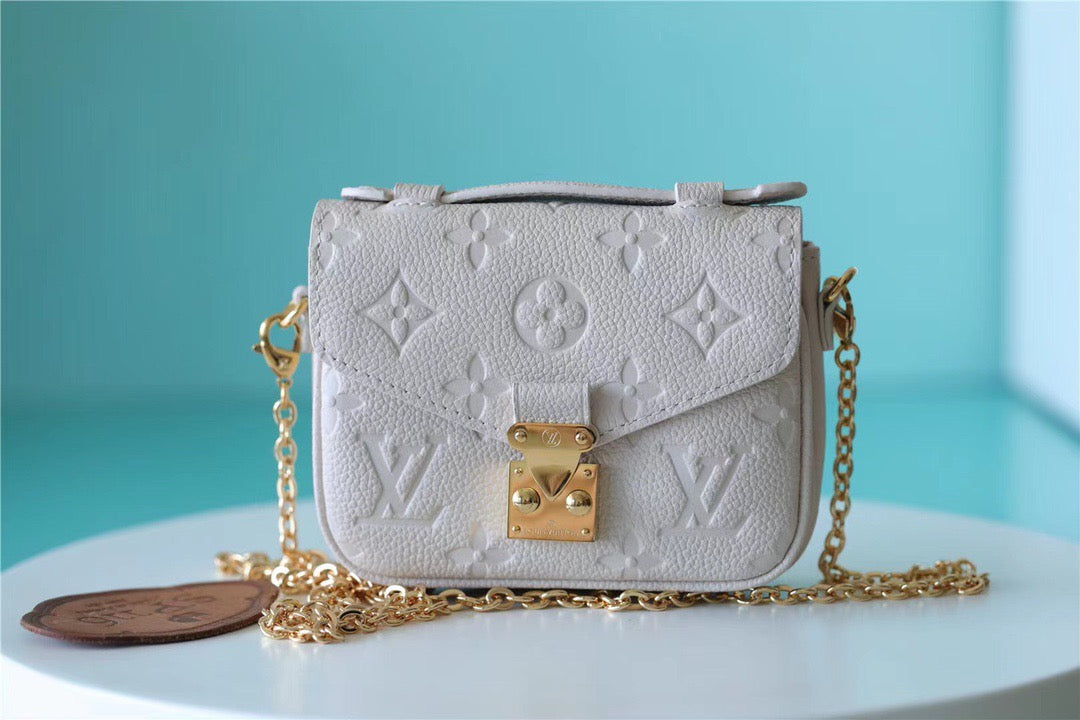 Top Quality Micro Metis Monogram Empreinte Beige For Women, Womens Handbags, Shoulder And Crossbody Bags 5.5in/14cm Top Quality M81390
