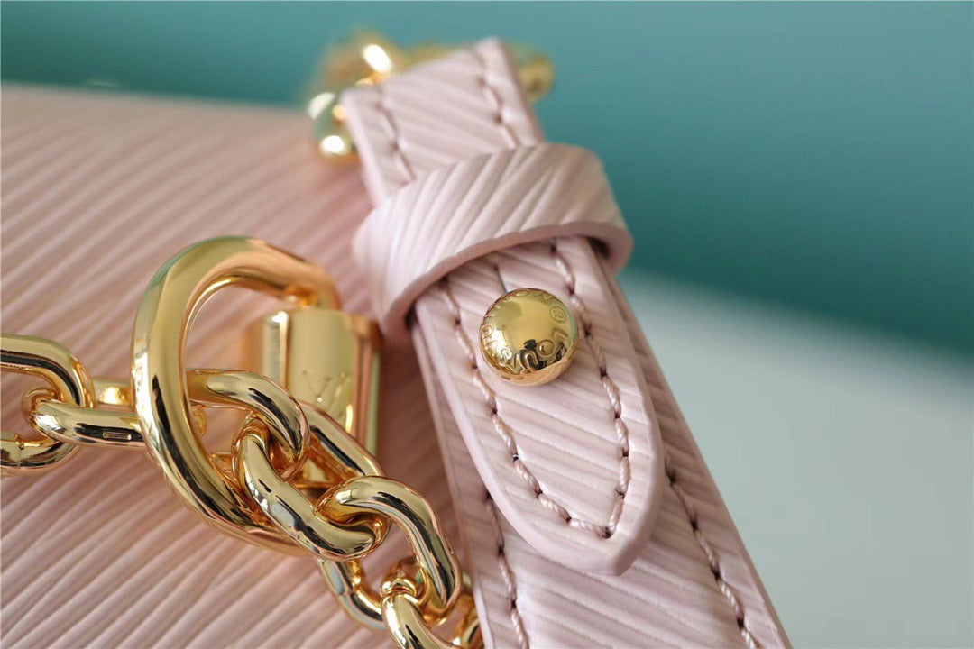Top Quality Twist MM Epi Light Pink For Women,  Shoulder And Crossbody Bags 9.1in/23cm Top Quality