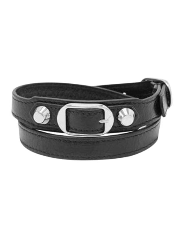 Luxury Balenciaga Trending 2025 Classic Triple Tour Bracelet Black