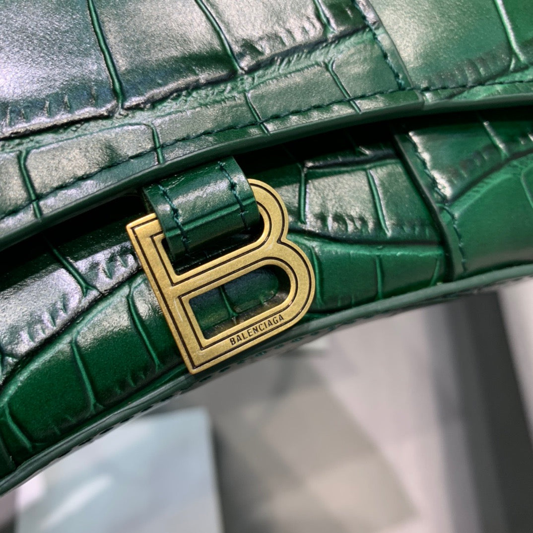 Top Quality Hourglass Mini Handbag In Green, For Women,  Bags 4.7in/12cm
