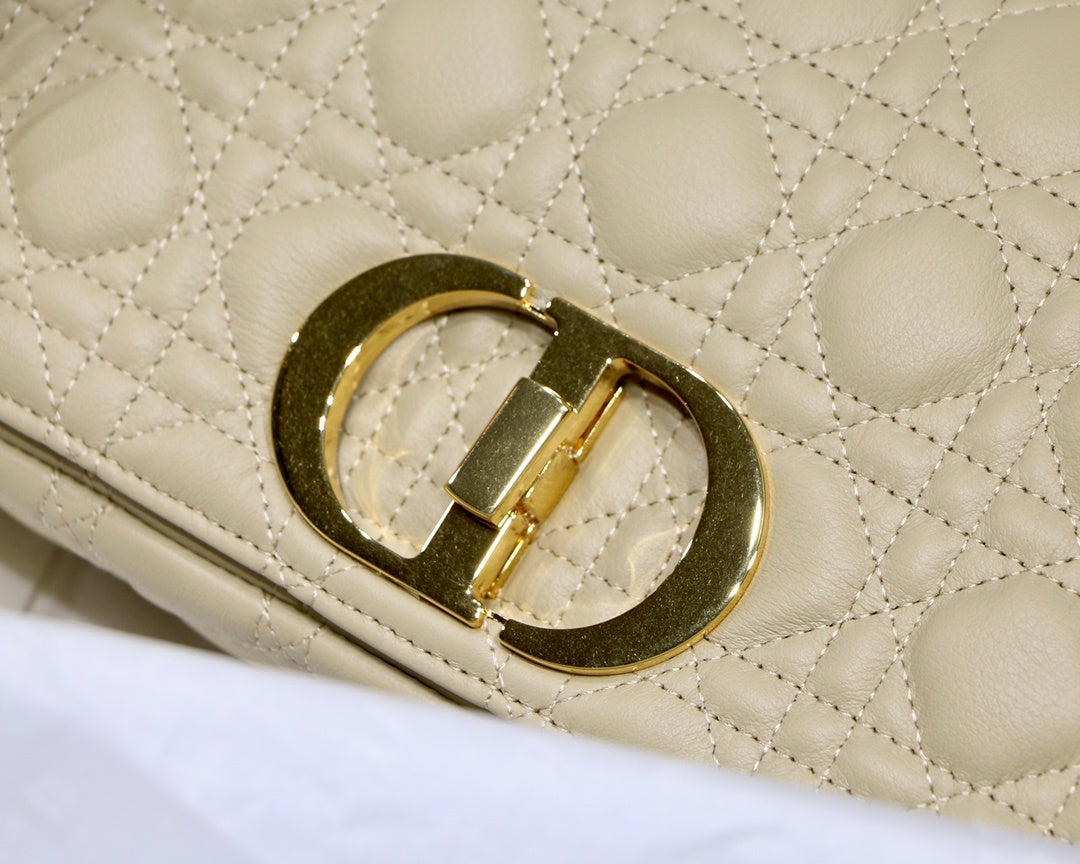 Top Quality Small Caro Bag Light Yellow For Women 8in/20cm CD M9241UWHC_M26Y