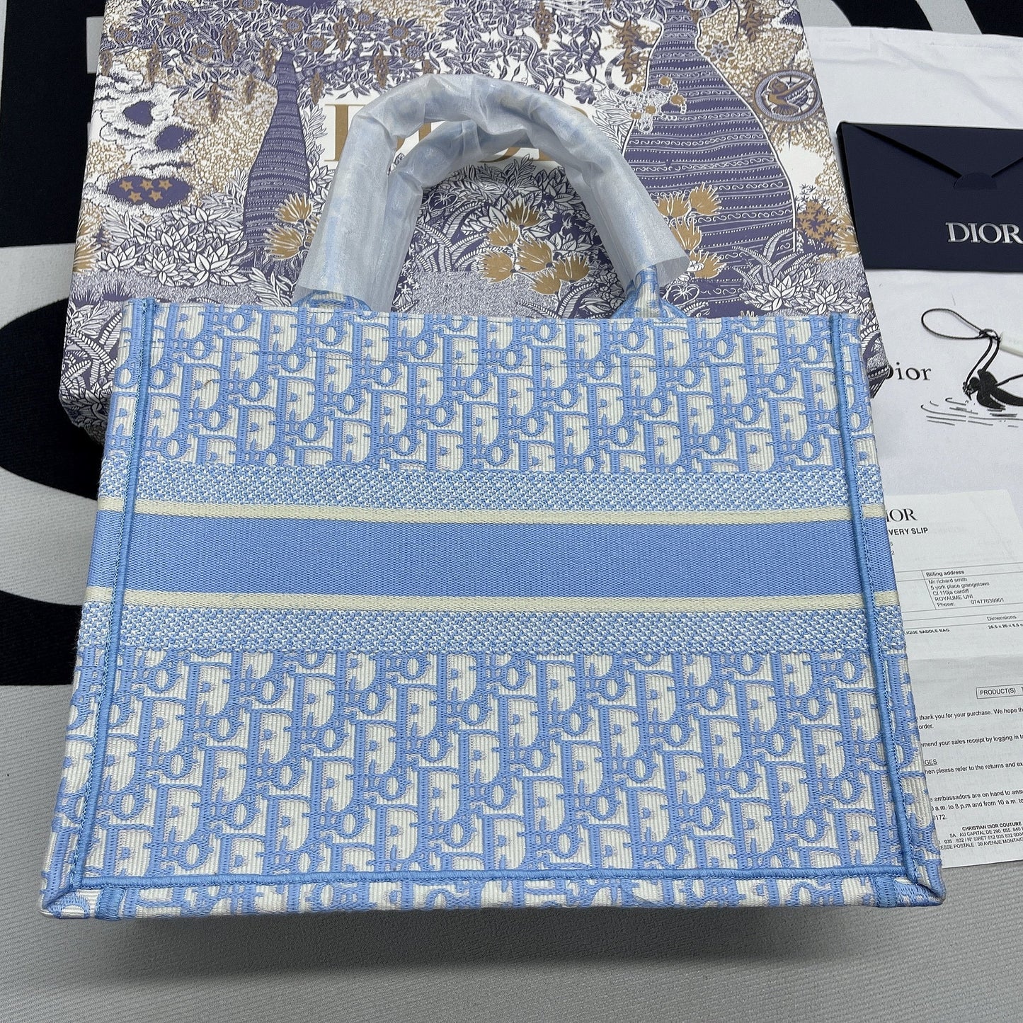 Top Quality Large Book Tote Blue, For Women, Womens Handbags 16.5in/42cm CD