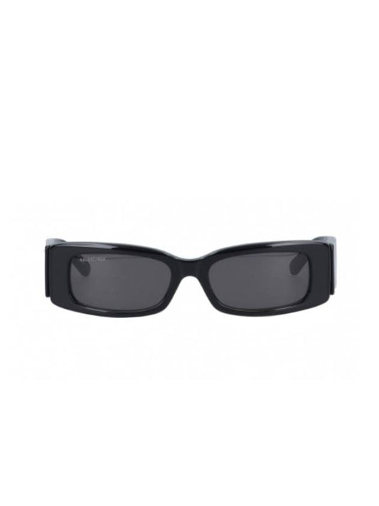 Luxury Balenciaga Trending 2025 Eyewear Max Rectangle Sunglasses Black