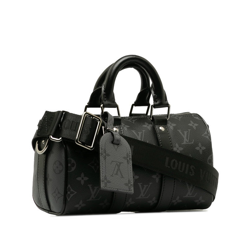 LOUIS VUITTON Louis Vuitton Monogram Eclipse Reverse M46271 Handbag Leather Gray