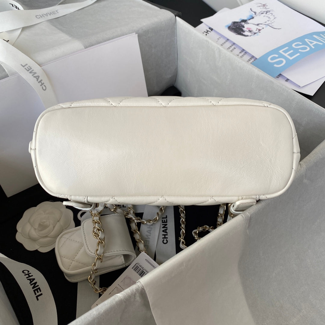 CHLRucksack Backpack White Bag For Women 21cm/8in
