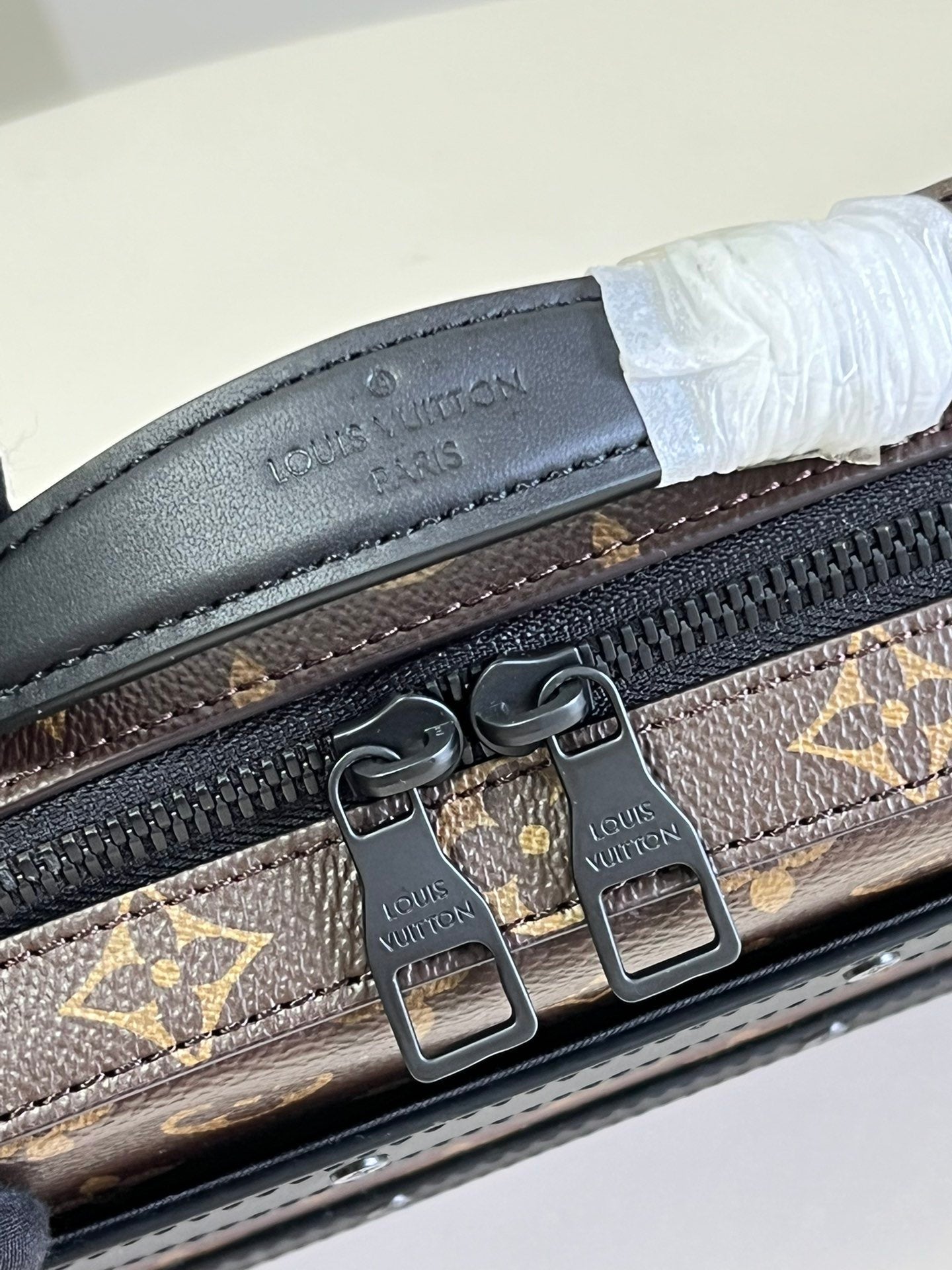Top Quality Handle Soft Trunk Monogram Macassar Canvas For Men, Bags 8.5in/22cm Top Quality M45935