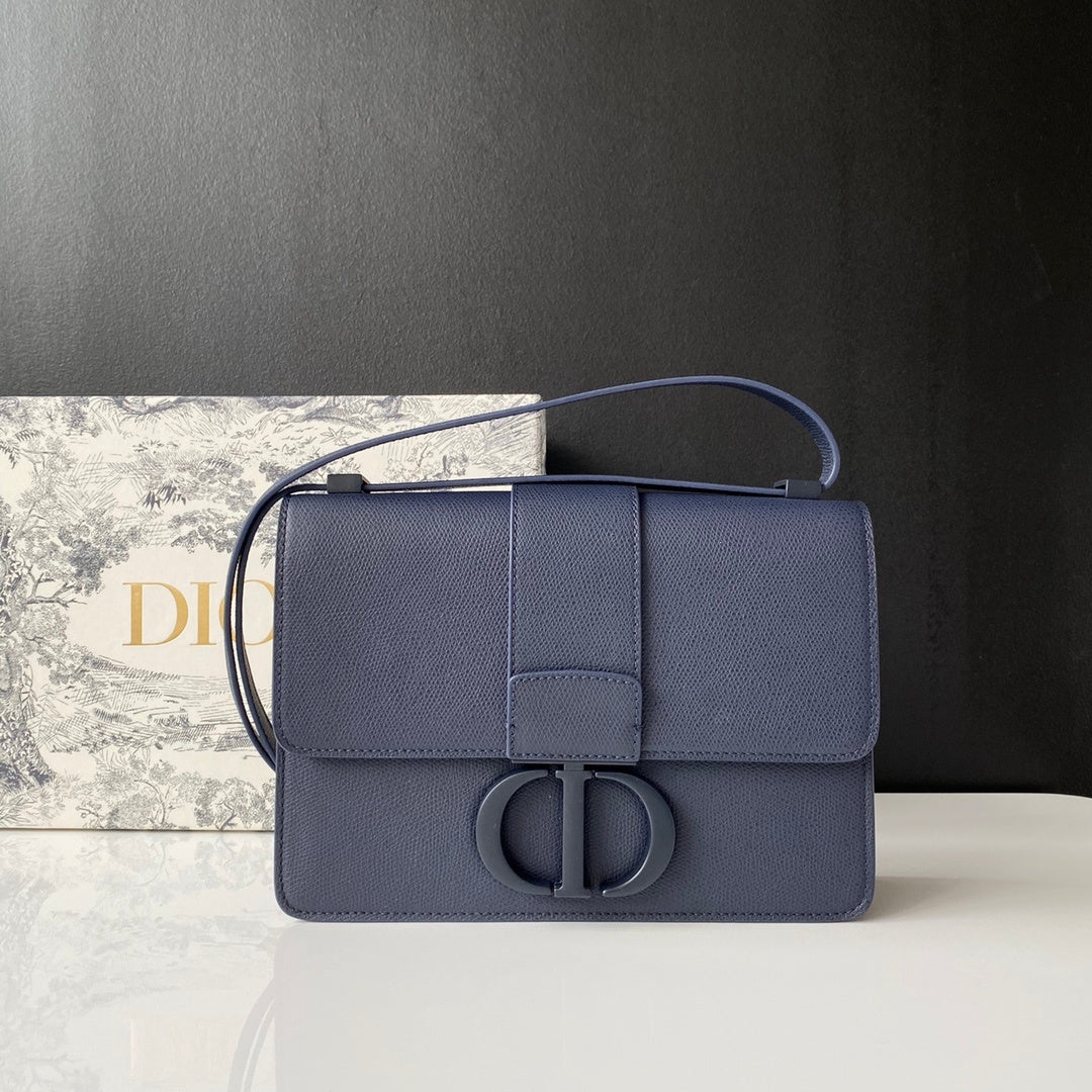Top Quality Azure Blue GraTop Qualityent Handle Bag For Women 24cm/9.5in CD