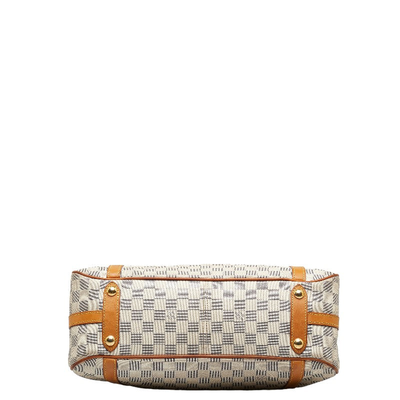 LOUIS VUITTON Louis Vuitton Damière Azur N42220 Handbag PVC/Laser White